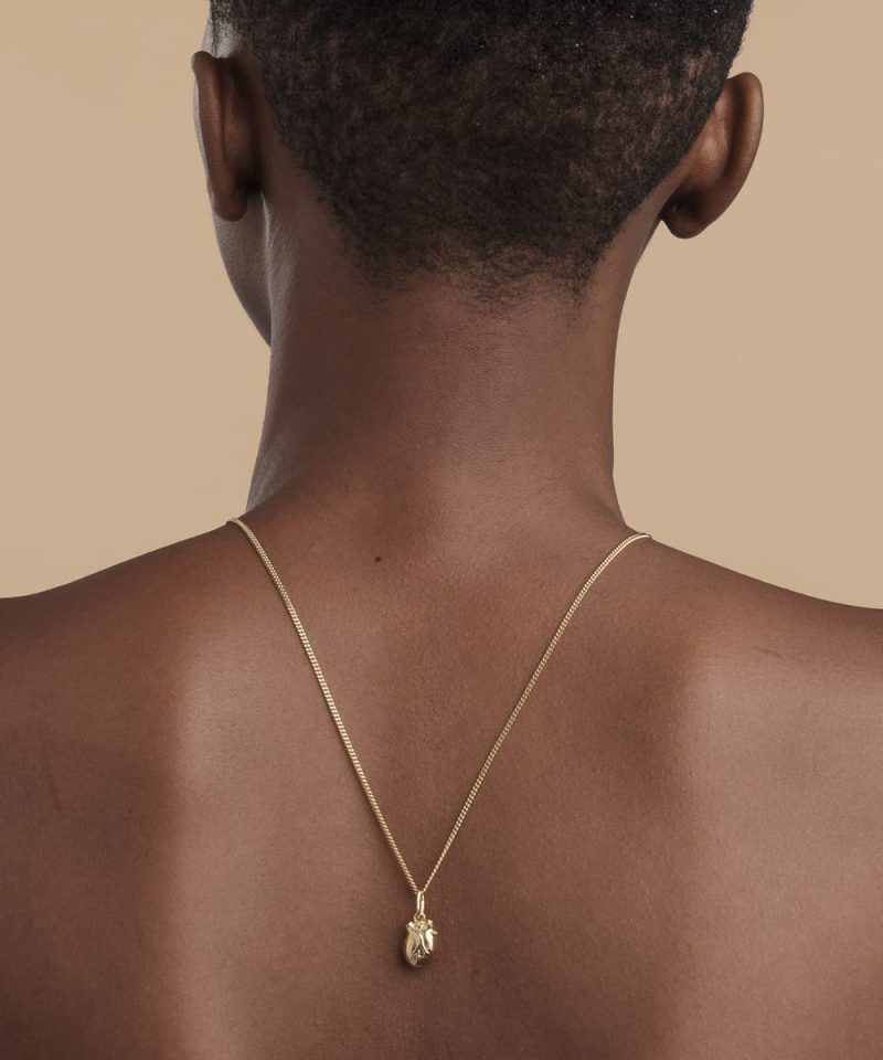 Alternative view of Iconic Heart Medium, halssmykke 925s 18kgp